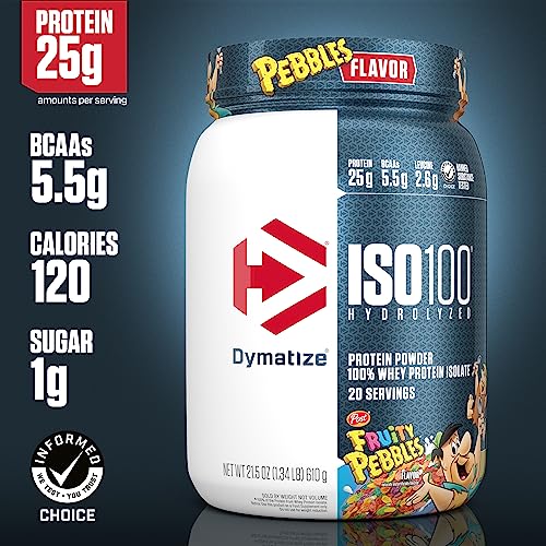 Dymatize ISO100 Hydrolyzed Protein Powder, 100% Whey Isolate, 25g of Protein Dymatize uk supplements
