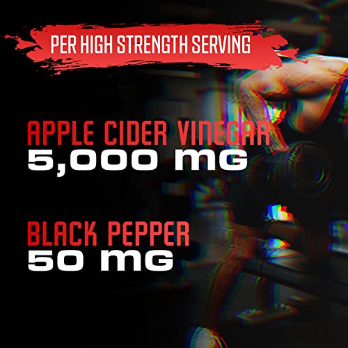 Apple Cider Vinegar Capsules - 5050mg Formula Pills with Black Pepper Extract BEBEFEN uk supplements
