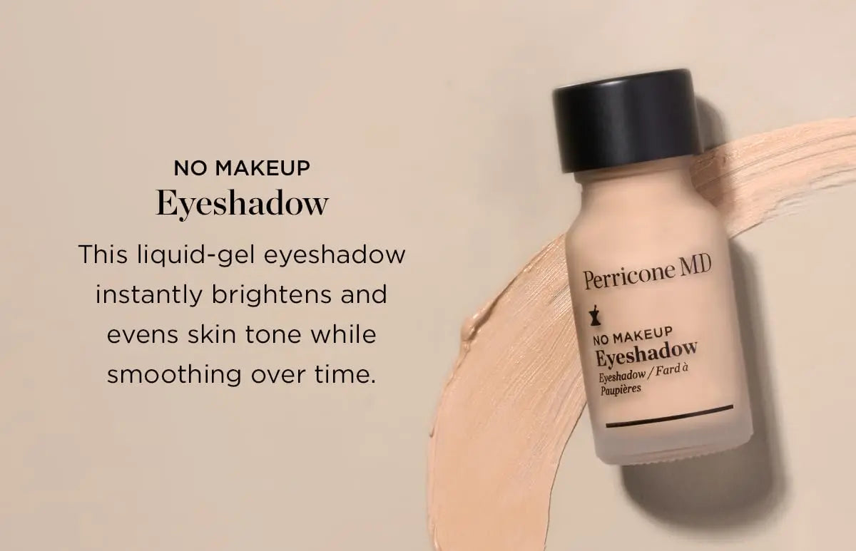 Perricone MD No Makeup Liquid Eyeshadow - Hydrating Serum Texture - Crease-Proof Anti-Aging with Vitamin C - Smooths & Brightens Eyelids - Long-Wearing Satin Finish for All Ages, Shade 2, 0.3 fl oz Perricone MD uk supplements