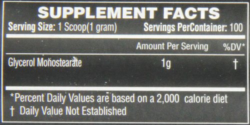 LiveLong Nutrition Glycerol Monostearate GMS Powder - Hydration, Endurance, Muscle LiveLong Nutrition uk supplements