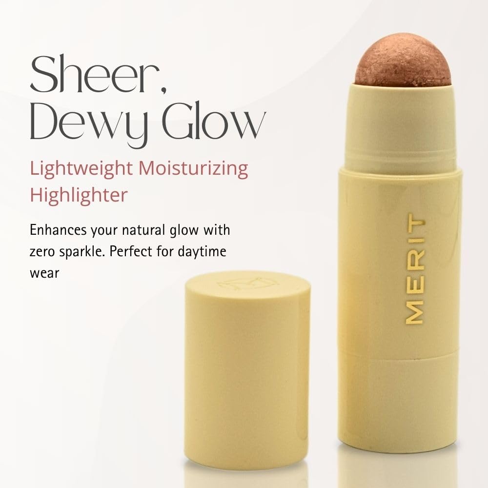 MERIT Day Glow Dewy Highlighting Balm Bounce Merit uk supplements