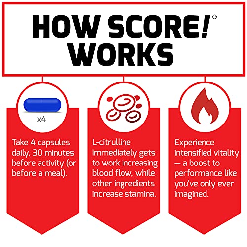 FORCE FACTOR Score!, 2-Pack, Nitric Oxide Supplement for Men, Nitric Oxide Booster Force Factor uk supplements