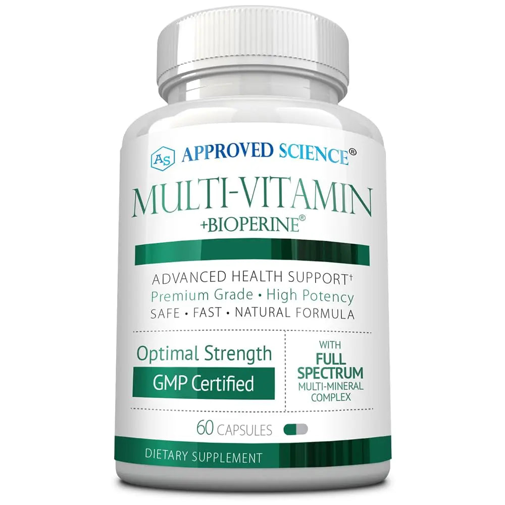 Approved Science Multi-Vitamin - with Full-Spectrum B-Vitamins, Green Tea, Lutein, Lycopene, Zeaxanthin, BioPerine Approved Science uk supplements