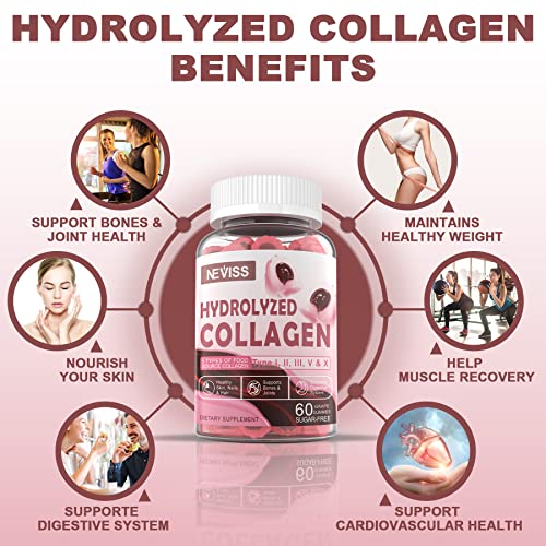 Sugar Free Hydrolyzed Collagen Gummies 800mg Kroo uk supplements