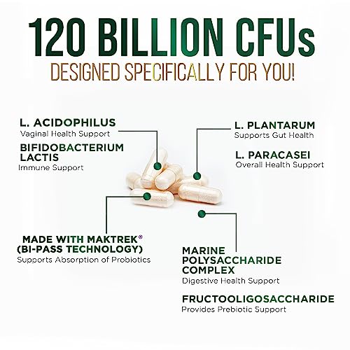 Nature's Peak Probiotics for Digestive Health - 120 Billion CFU with Diverse Strains Nature's Peak uk supplements