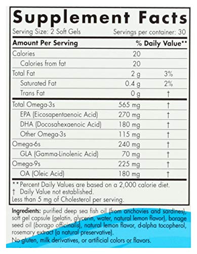 Omega Complete Lemon Nordic Naturals uk supplements