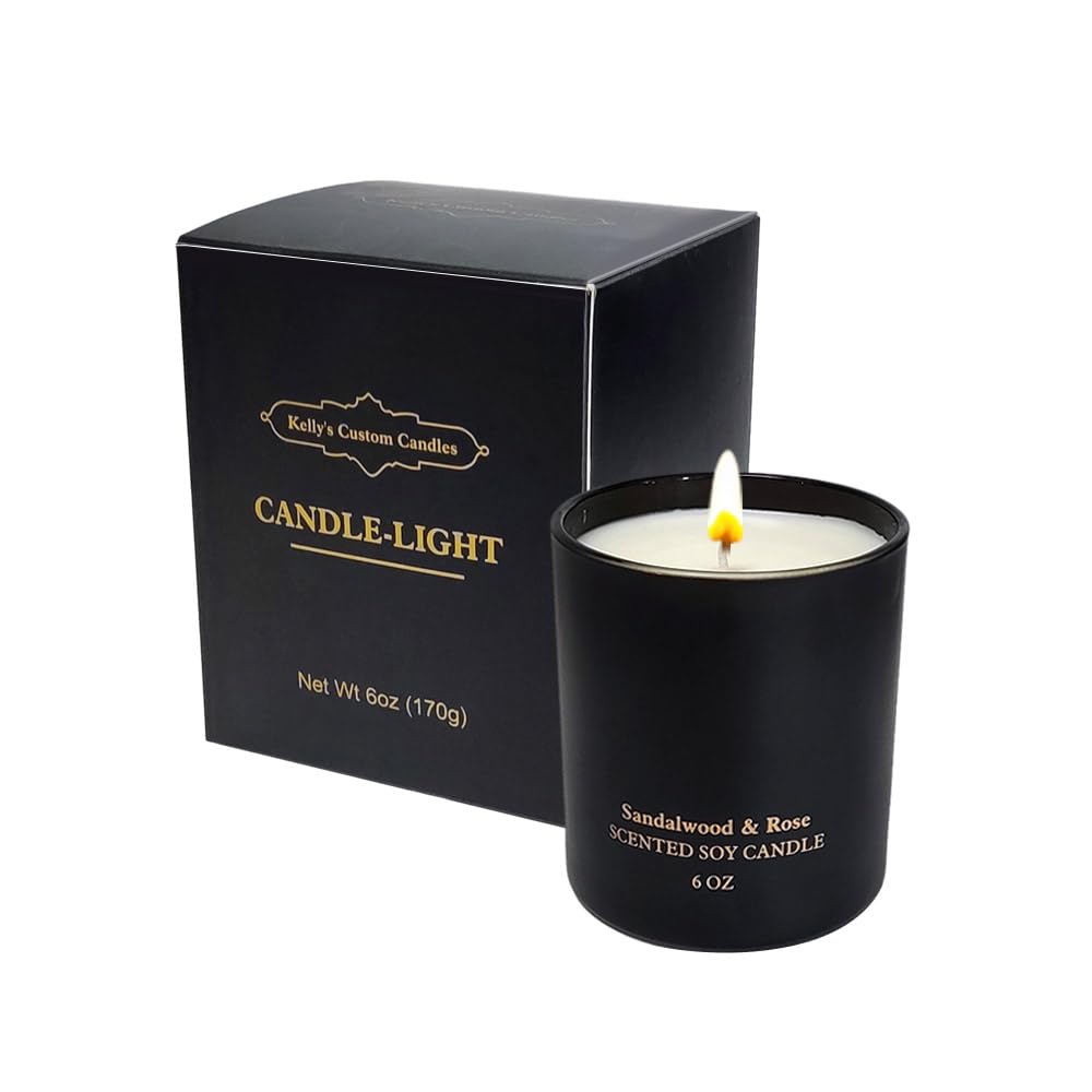 Scented Candles for Women,Premium Sandalwood Rose Aromatherapy Candles, Home Scented Candle Kelly's Custom Candles uk supplements