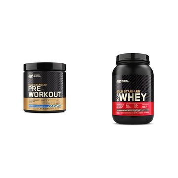 Optimum Nutrition Gold Standard Pre-Workout & Gold Standard 100% Whey Protein Optimum Nutrition uk supplements
