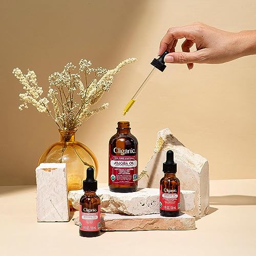 Cliganic Organic Argan Oil for Hair, Face & Skin (1oz) - 100% Pure, Cold Pressed Cliganic uk supplements