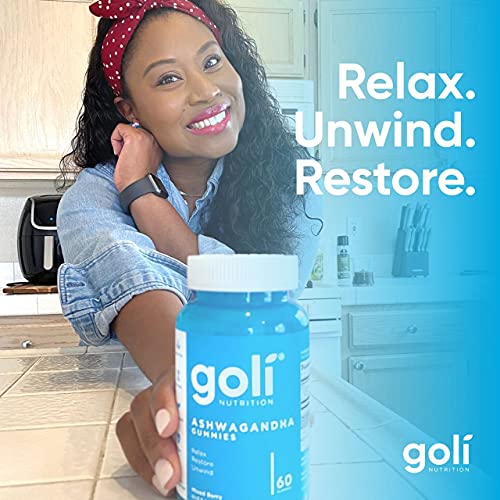 Goli Ashwagandha & Vitamin D Gummy 120 Count - Relax. Restore. Unwind Goli uk supplements