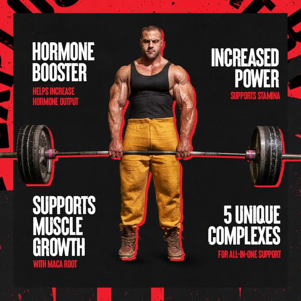 Animal Stak – Complete Natural Hormone Booster Supplement with Tribulus – Natural Testosterone Booster for Athletes – Contains Estrogen Blockers – 1 Month Cycle Animal uk supplements
