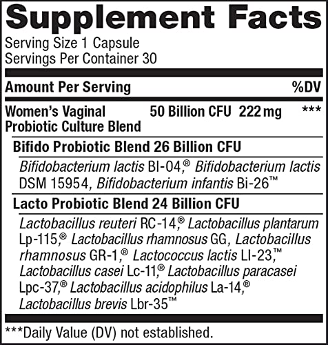 Renew Life Women's Probiotic Capsules, 50 Billion CFU Guaranteed, Supports pH Balance Renew Life uk supplements