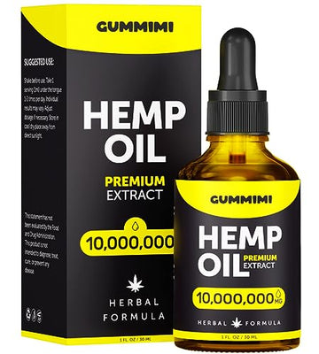 GummiMi Оrganic Hеmp Oil 10 000 000 mg - Natural Drops - Rich in Vitamins B, C, E GummiMi uk supplements