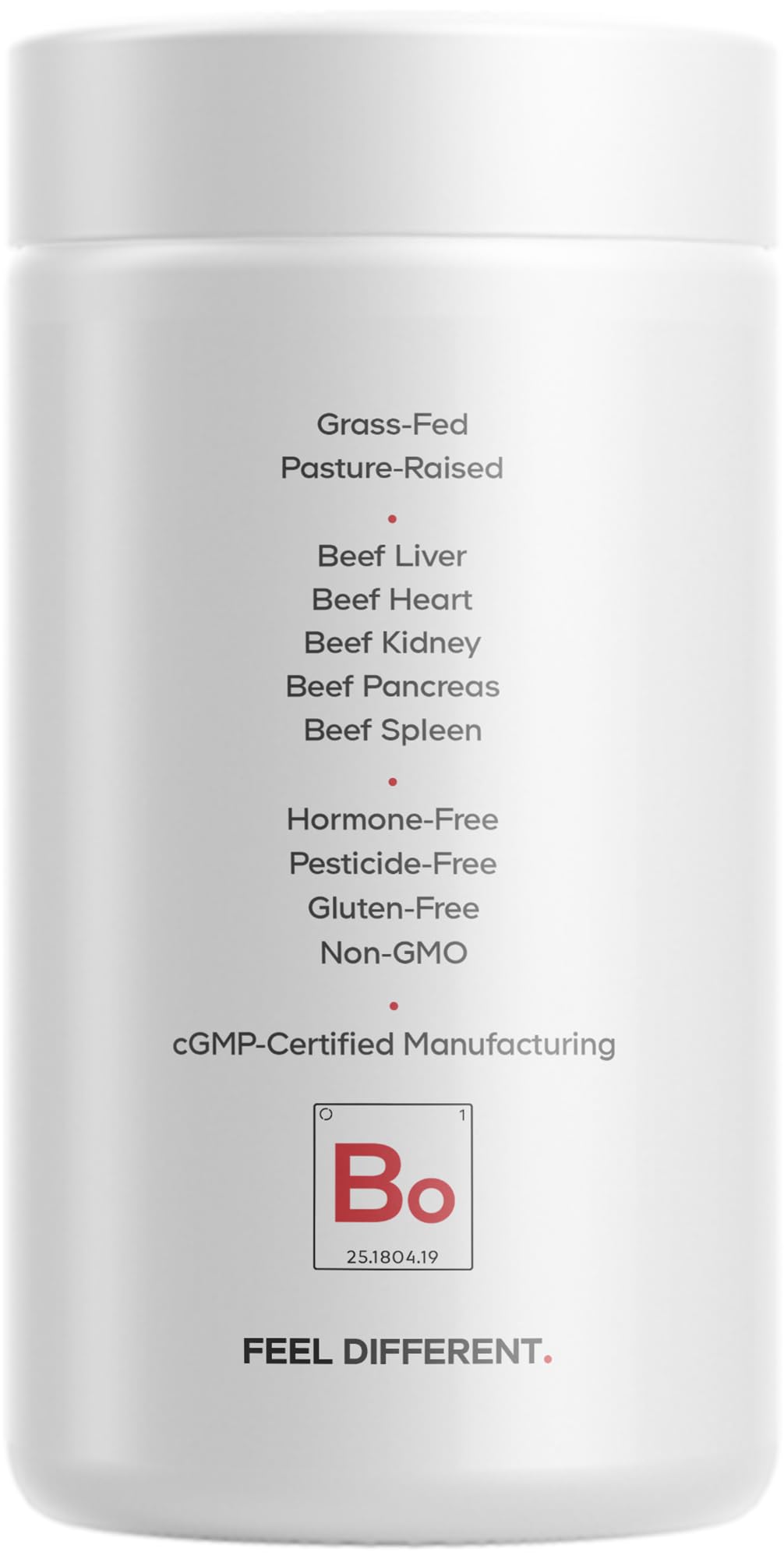 Codeage Grass Fed Beef Organs Supplement – Glandulars Supplements - Freeze Dried, Non-Defatted, Desiccated Liver, Heart, Kidney, Pancreas & Spleen Bovine Pills – Beef Vitamins - Non-GMO -180 Capsules Codeage uk supplements
