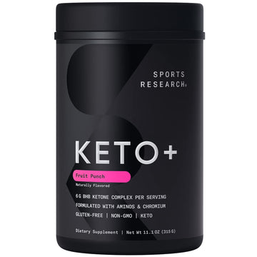 Sports Research Keto Plus Exogenous Ketones with goBHB - 30 Servings | Keto Electrolyte Sports Research uk supplements