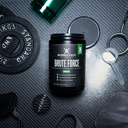 Wilderness Athlete - Brute Force Pre-Workout | Best Pre Workout Powder for Women & Men Wilderness Athlete uk supplements