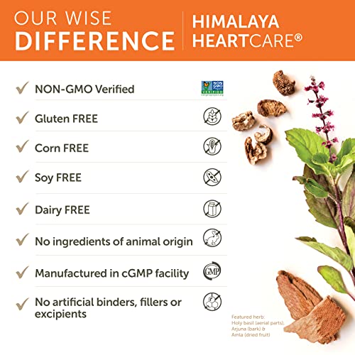 Himalaya HeartCare, Cholesterol and Blood Pressure Supplements for Cardiovascular Himalaya uk supplements