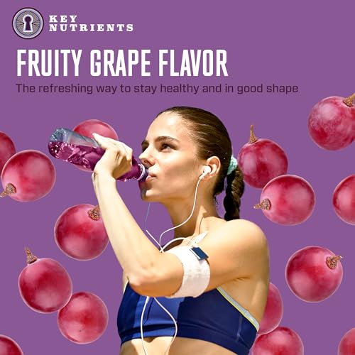 KEY NUTRIENTS Multivitamin Electrolytes Powder Packets - Fruity Grape 20 Pack KEY NUTRIENTS uk supplements