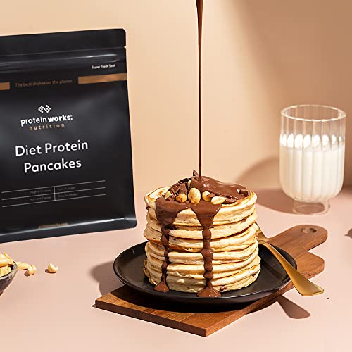 Protein Works - Diet Protein Pancake Mix | 135 Calories Per Serving | Low Sugar Protein Pancake Mix Protein Works uk supplements