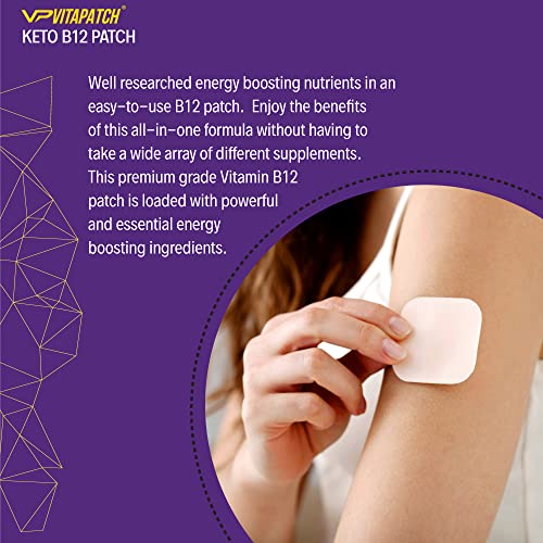 VitaPatch Keto Patch with B12 Methylcobalamin and Vitamin Guarana B12 Patch for Energy VitaPatch uk supplements
