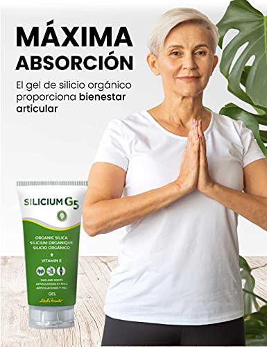 SILICIUM G5 Gel | Transdermal Silica Supplement for Skin Application and Dermal Absorption SILICIUM G5 uk supplements