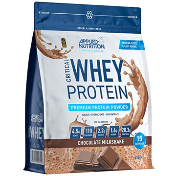 Applied Nutrition Critical Whey Protein Powder 450g - High Protein Powder, Protein Milkshake Applied Nutrition uk supplements