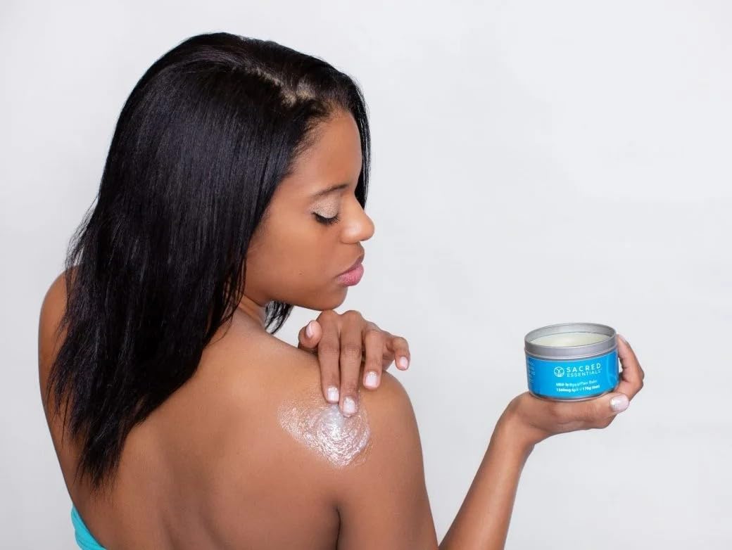 Sacred Essentials™ Extra Strength Hemp Cream, 6 oz, 1500 mg - Ideal for Muscles, HIPS, Joints, Neck, Back, Elbows, Fingers, Hands, and Knees. Made in USA Sacred Essentials uk supplements
