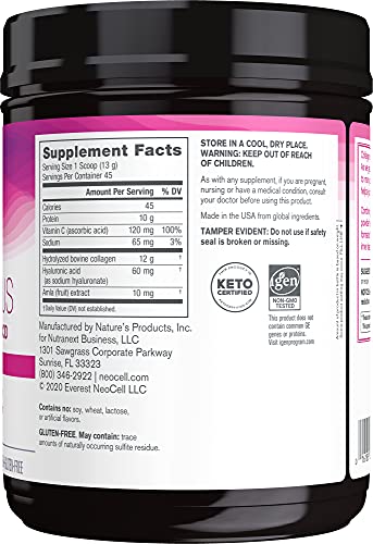 NeoCell Super Collagen Powder, Collagen Plus includes Vitamin C & Hyaluronic Acid NeoCell uk supplements