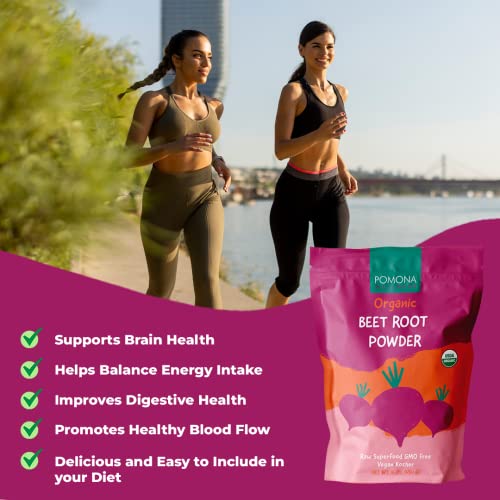 Pomona Wellness Organic Beetroot Powder, Superfood, Raw, Vegan & Non-GMO Pomona Wellness uk supplements