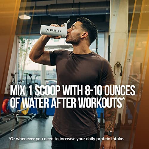 ALPHA LION Superhuman Whey Protein Powder, Great Tasting Pure Whey Protein Isolate ALPHA LION uk supplements