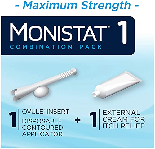Monistat 1-Day | Day or Night Combination | Yeast Infection Treatment, Prefilled, 1 Pack Monistat uk supplements