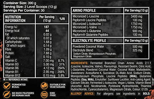 Grenade Defend BCAA Powder, Strawberry Mango, 390 g (7 g BCAA's Per Serving Grenade uk supplements
