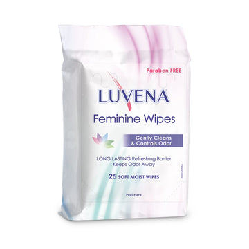 Luvena Feminine Wipes - Soft Wet Wipes for Women - Refresh & Resist Odor - Gynecologist Tested LUVENA uk supplements