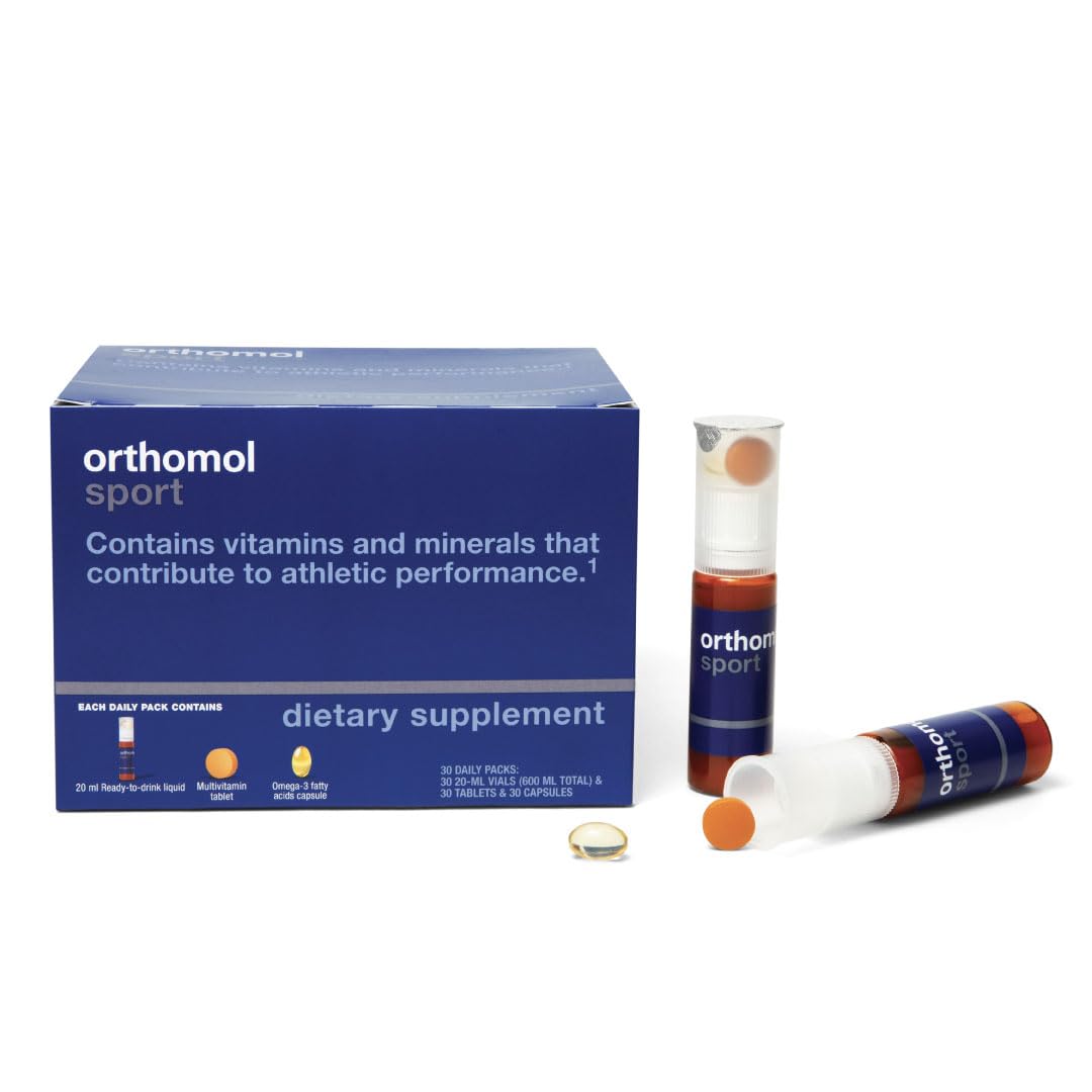 Orthomol Sport, 30-Day Supply, Premium Sports Nutrition Supplement with Vitamins A, B, C, D, E, Zinc, Iodine, Coenzyme Q10, L-Carnitine, Omega-3, and Essential Minerals for Optimal Performance Orthomol uk supplements