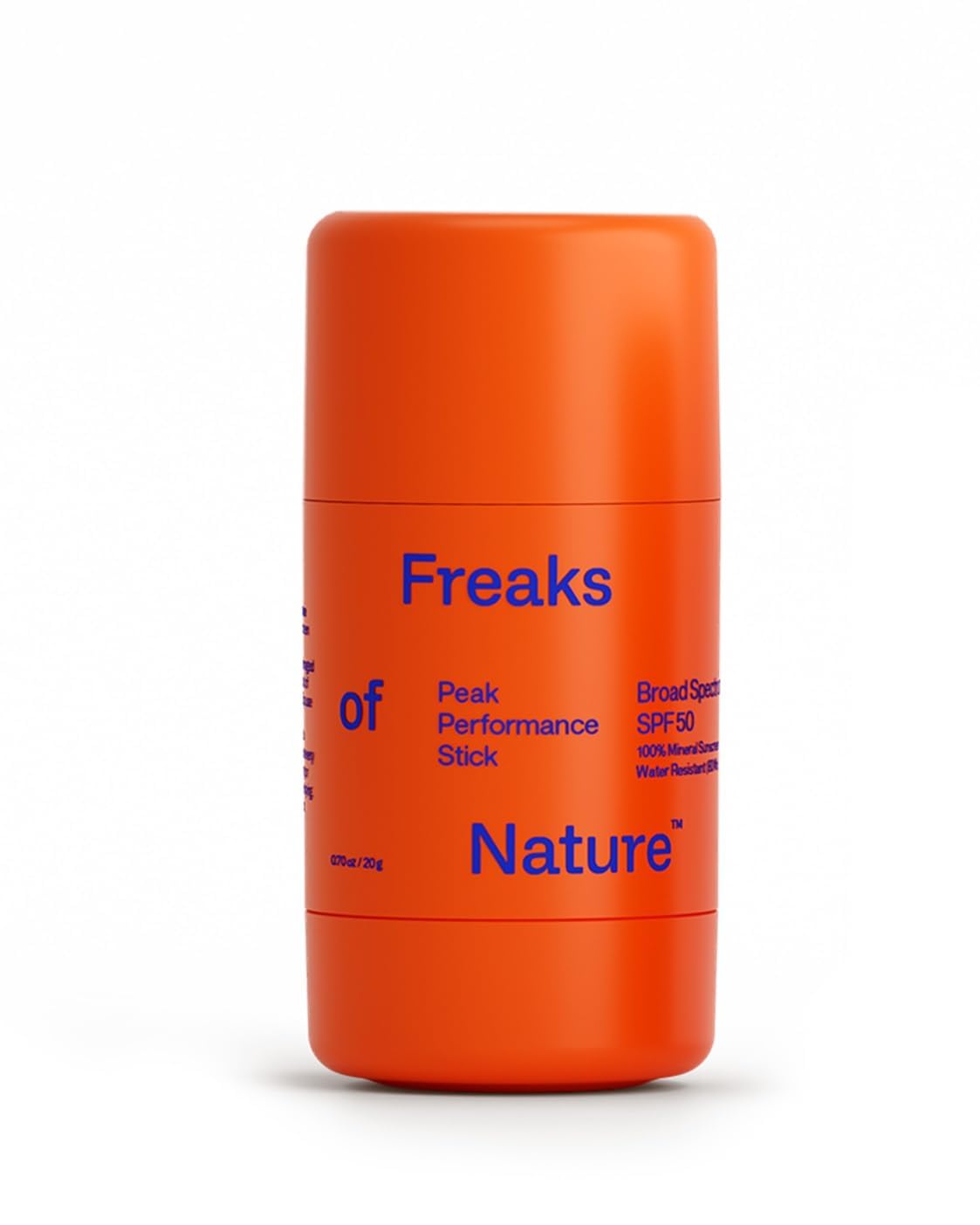 Peak Performance Sun Stick SPF 50 | 100% Mineral Sunscreen | Lightweight, 40-Min Water-Resistant | Plant-Based, Eco-Friendly, Reef-Safe, Cruelty-Free | All Skin Types | 0.70 oz | Pack of 2 Freaks of Nature uk supplements