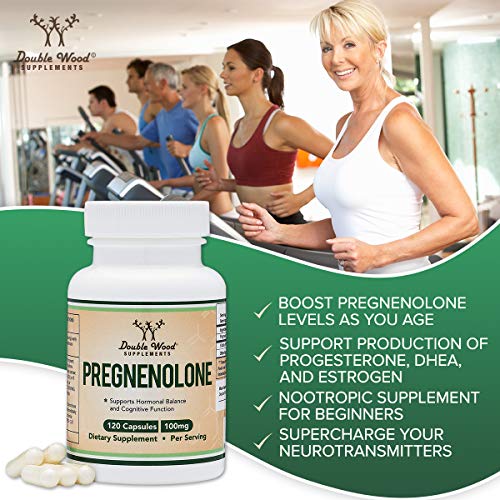 Pregnenolone 100mg per Serving (Converted to Progesterone to Boost Progesterone Double Wood Supplements uk supplements