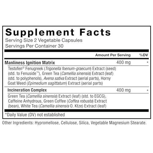 FORCE FACTOR Test X180 Ignite Testosterone Booster for Men, Testosterone Support Force Factor uk supplements