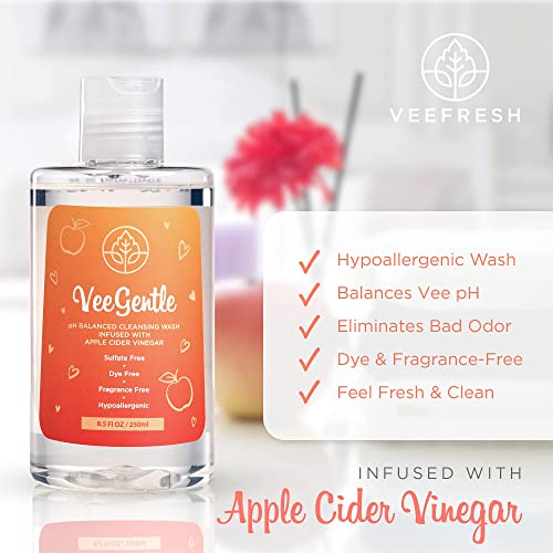 VeeFresh - VeeGentle Feminine Wash pH Balance for Women Wash with Apple Cider Vinegar VeeFresh uk supplements