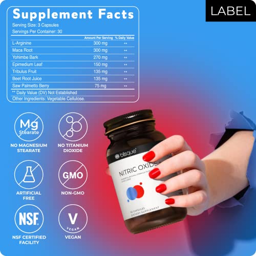 Blisque – Natural Nitric Oxide Booster Supplement for Blood Flow Support and Circulation Blisque uk supplements