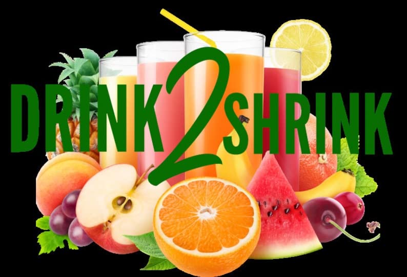 4 Week drink2Shrink Detox Formula Start Losing That Stubborn Belly Fat! (Green Apple) Heath Secret uk supplements