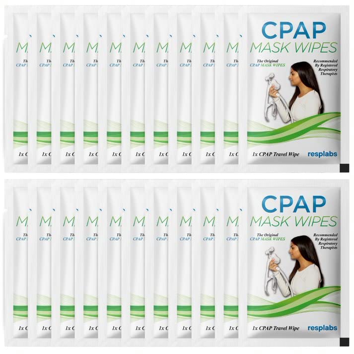 resplabs CPAP Mask Cleaning Wipes - Unscented, Alcohol-Free Cleaner RespLabs Medical Inc. uk supplements