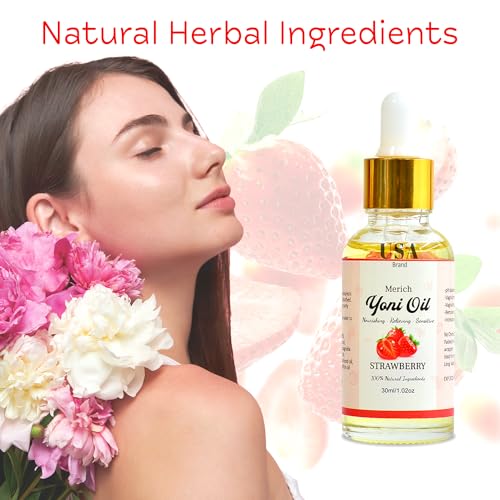 MERICH Natural Yoni Oil | Feminine Yoni Detox Oil | Naturally Scented Vaginal Oil | Restores pH Balance ANGELYCIA uk supplements