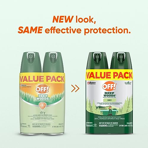 OFF! Deep Woods Insect Repellent Aerosol, Dry, Non-Greasy Formula, Bug OFF! uk supplements