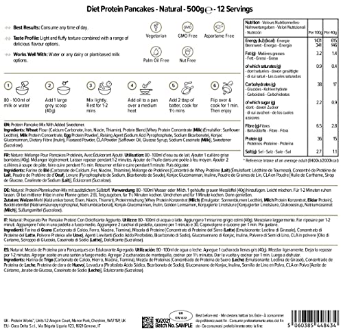 Protein Works - Diet Protein Pancake Mix | 135 Calories Per Serving | Low Sugar Protein Pancake Mix Protein Works uk supplements