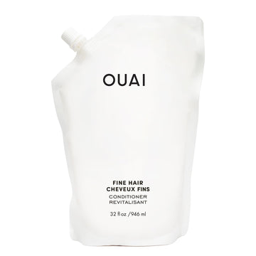 OUAI Fine Hair Conditioner Refill - Volumizing Conditioner Made with Keratin, Biotin and Chia Seed Oil - Adds Softness, Bounce and Volume - Free from Parabens, Sulfates, and Phthalates (32 Oz) OUAI uk supplements