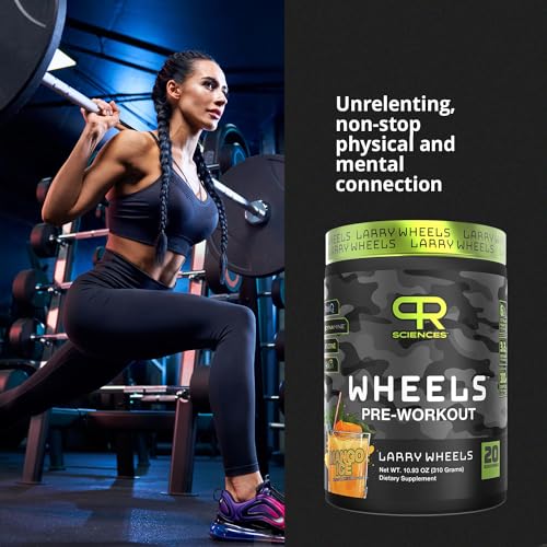 Larry Wheels' Pre Workout - Energy Drink Powder - Pre Workout Powder for Men & Women PR Sciences uk supplements