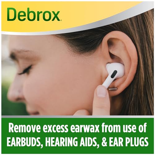 Debrox Ear Wax Removal Kit, Ear Cleaning Kit Includes Rubber Bulb Syringe Debrox uk supplements