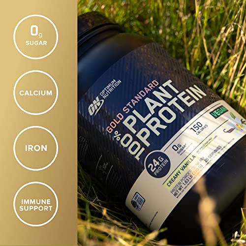 Optimum Nutrition Gold Standard 100% Plant Based Protein Powder, Gluten Free, Vegan Optimum Nutrition uk supplements