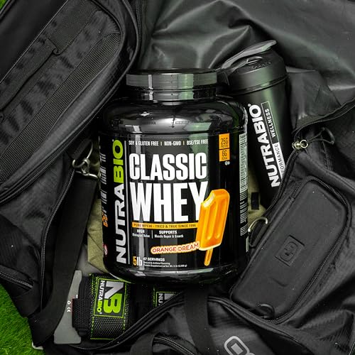 NutraBio Classic Whey Protein Powder- 25G of Protein Per Scoop - Full-Spectrum Amino NutraBio uk supplements